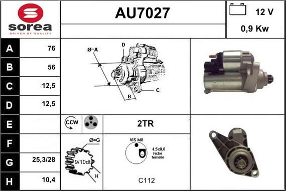 Sera AU7027 - Starter www.molydon.hr