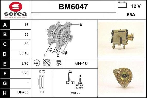 Sera BM6047 - Alternator www.molydon.hr