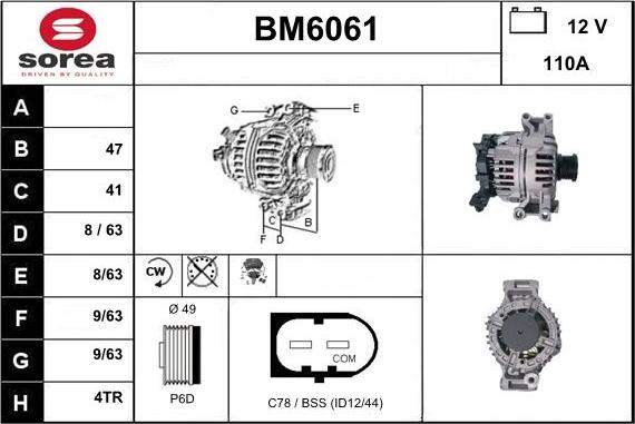 Sera BM6061 - Alternator www.molydon.hr