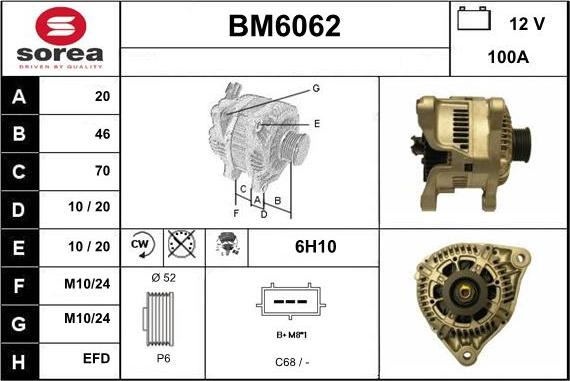 Sera BM6062 - Alternator www.molydon.hr