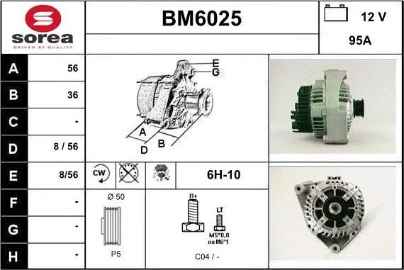 Sera BM6025 - Alternator www.molydon.hr