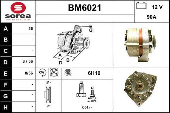 Sera BM6021 - Alternator www.molydon.hr