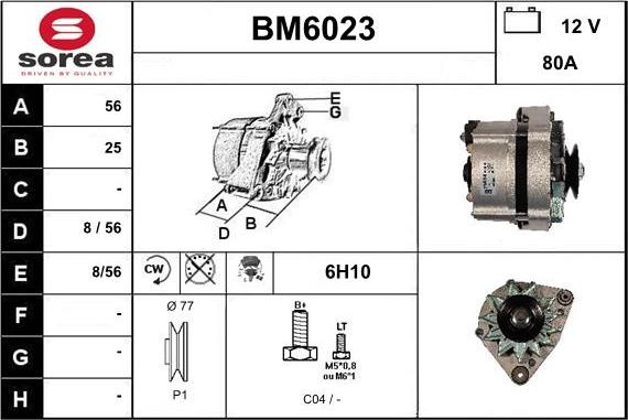 Sera BM6023 - Alternator www.molydon.hr