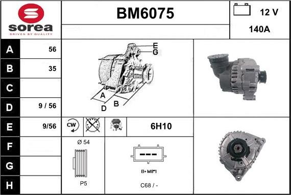 Sera BM6075 - Alternator www.molydon.hr