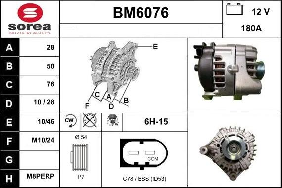 Sera BM6076 - Alternator www.molydon.hr