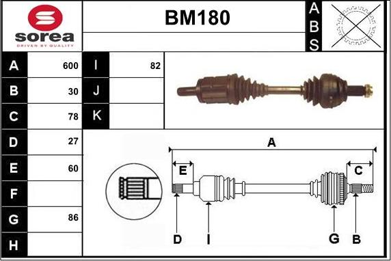 Sera BM180 - Pogonska osovina www.molydon.hr