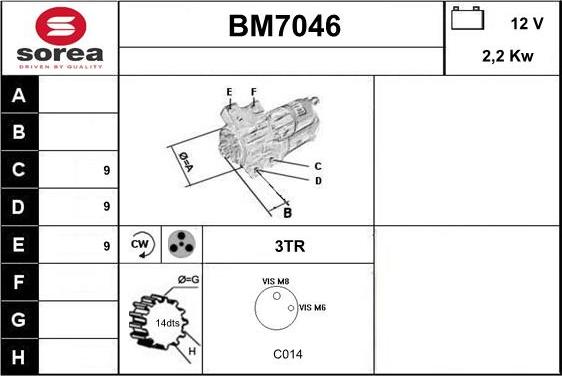 Sera BM7046 - Starter www.molydon.hr