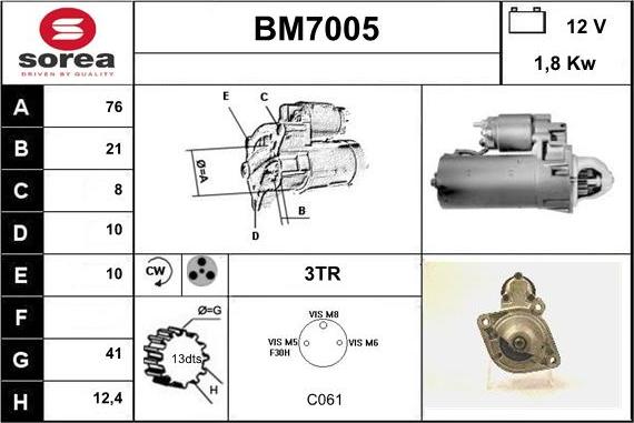 Sera BM7005 - Starter www.molydon.hr