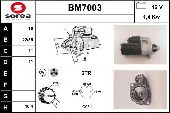 Sera BM7003 - Starter www.molydon.hr