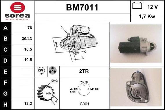 Sera BM7011 - Starter www.molydon.hr