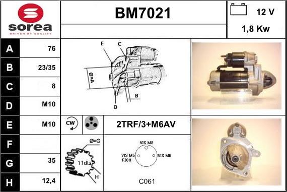 Sera BM7021 - Starter www.molydon.hr