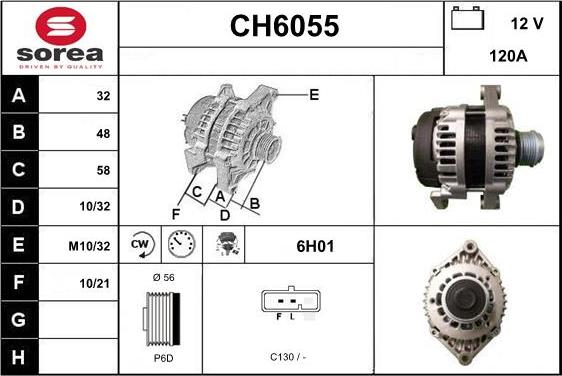 Sera CH6055 - Alternator www.molydon.hr