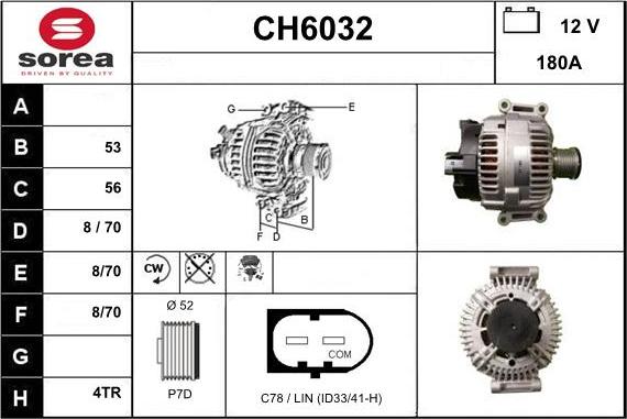 Sera CH6032 - Alternator www.molydon.hr