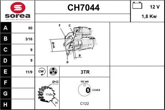 Sera CH7044 - Starter www.molydon.hr