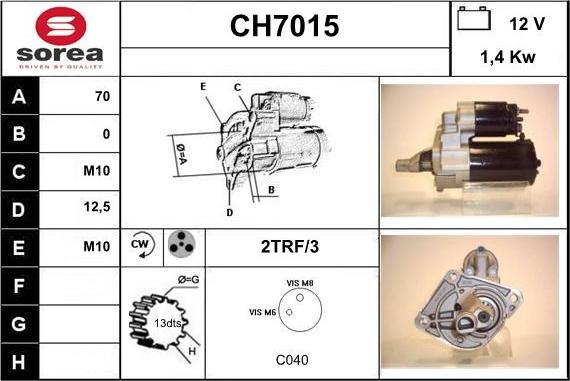 Sera CH7015 - Starter www.molydon.hr