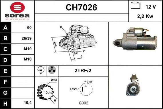 Sera CH7026 - Starter www.molydon.hr