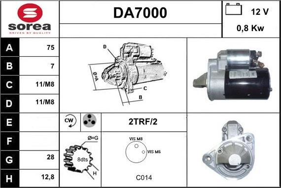 Sera DA7000 - Starter www.molydon.hr