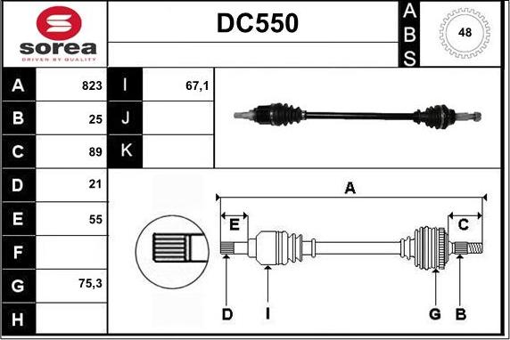 Sera DC550 - Pogonska osovina www.molydon.hr