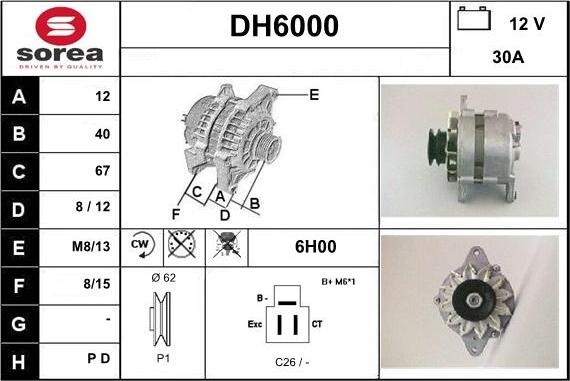 Sera DH6000 - Alternator www.molydon.hr