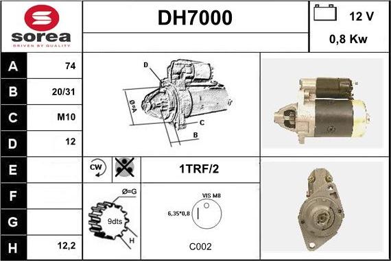 Sera DH7000 - Starter www.molydon.hr