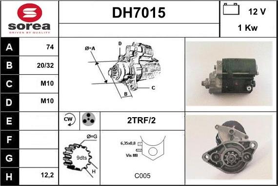 Sera DH7015 - Starter www.molydon.hr