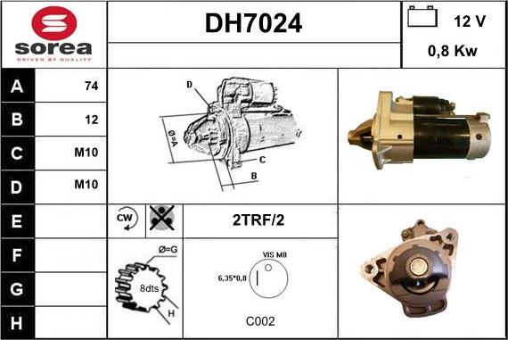 Sera DH7024 - Starter www.molydon.hr