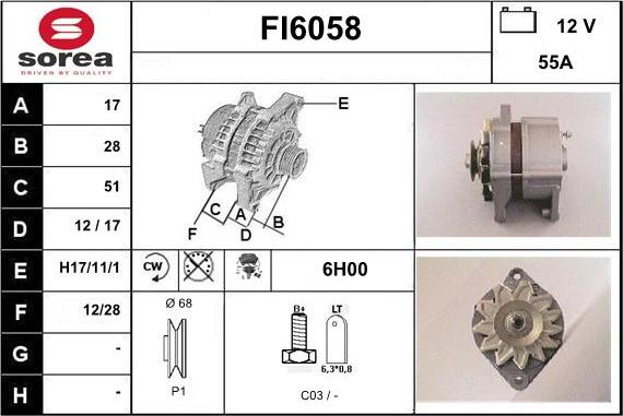 Sera FI6058 - Alternator www.molydon.hr