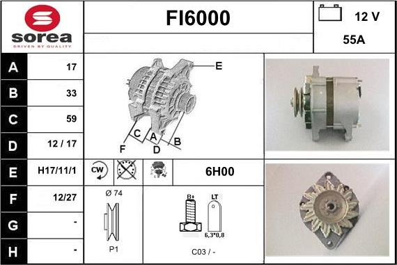 Sera FI6000 - Alternator www.molydon.hr