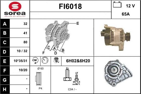 Sera FI6018 - Alternator www.molydon.hr