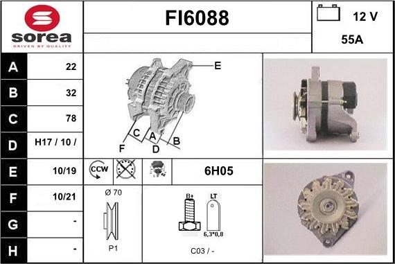 Sera FI6088 - Alternator www.molydon.hr