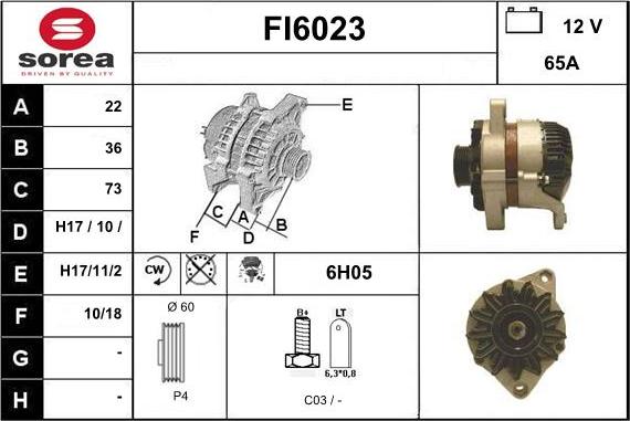 Sera FI6023 - Alternator www.molydon.hr