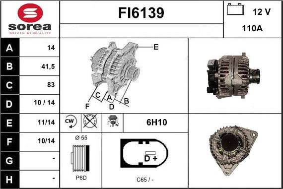 Sera FI6139 - Alternator www.molydon.hr