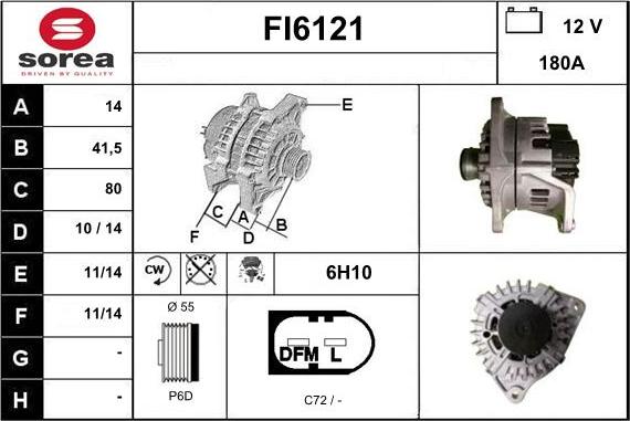 Sera FI6121 - Alternator www.molydon.hr