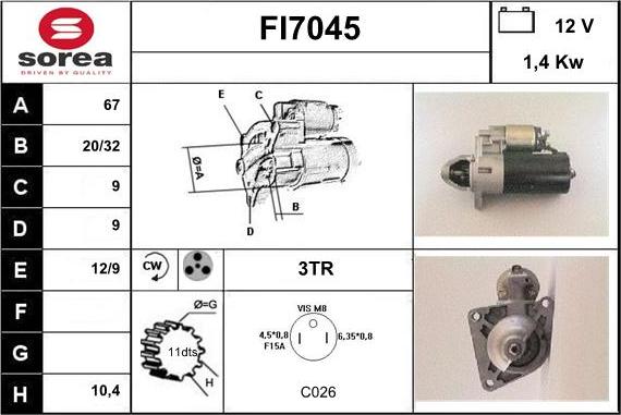 Sera FI7045 - Starter www.molydon.hr