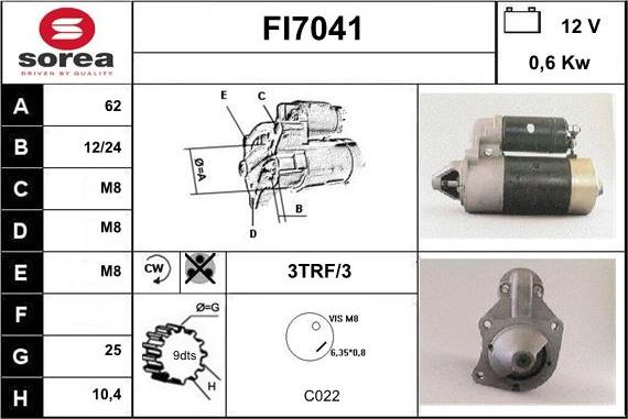 Sera FI7041 - Starter www.molydon.hr