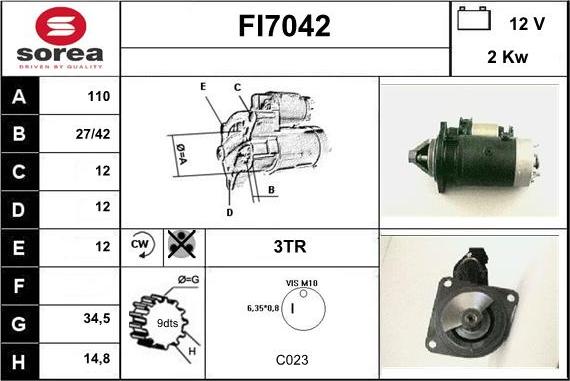 Sera FI7042 - Starter www.molydon.hr