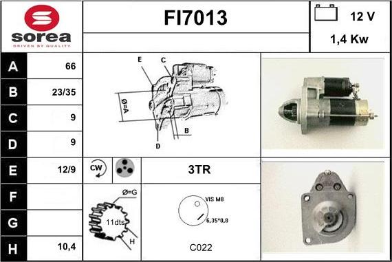 Sera FI7013 - Starter www.molydon.hr