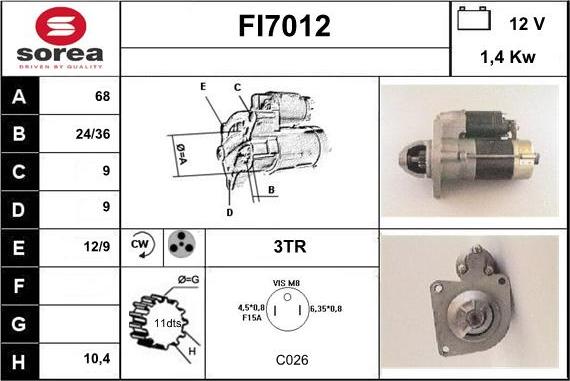 Sera FI7012 - Starter www.molydon.hr