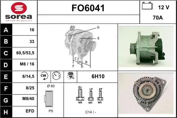 Sera FO6041 - Alternator www.molydon.hr