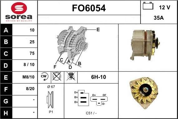 Sera FO6054 - Alternator www.molydon.hr