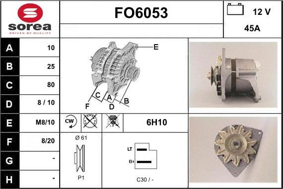 Sera FO6053 - Alternator www.molydon.hr