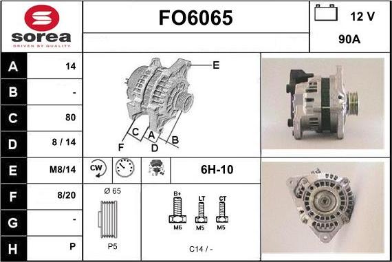 Sera FO6065 - Alternator www.molydon.hr