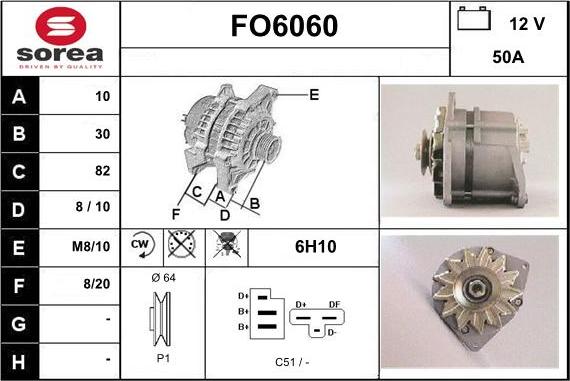 Sera FO6060 - Alternator www.molydon.hr