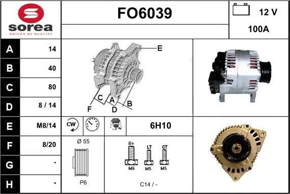 Sera FO6039 - Alternator www.molydon.hr