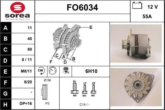 Sera FO6034 - Alternator www.molydon.hr