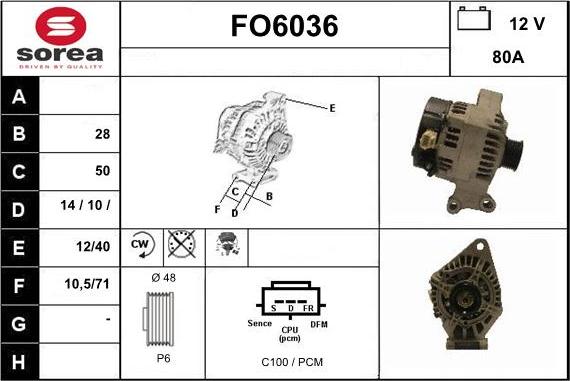 Sera FO6036 - Alternator www.molydon.hr