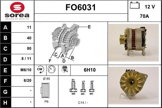 Sera FO6031 - Alternator www.molydon.hr