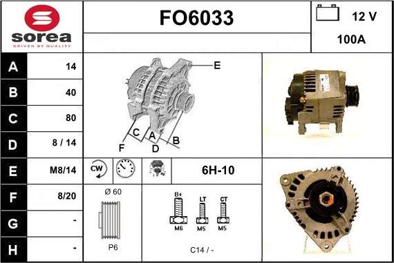 Sera FO6033 - Alternator www.molydon.hr