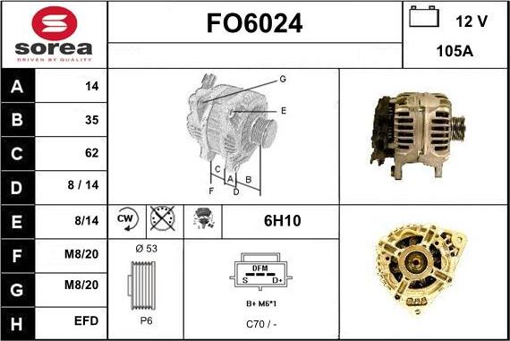 Sera FO6024 - Alternator www.molydon.hr