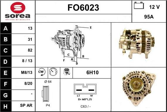 Sera FO6023 - Alternator www.molydon.hr